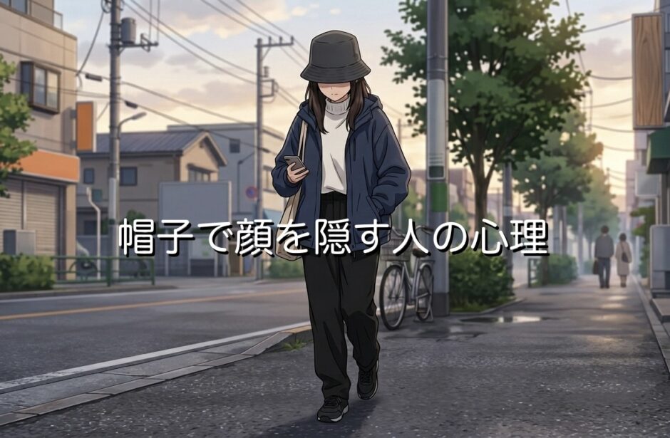 帽子で顔を隠す人の心理！帽子を深く被るのはなぜ？男性と女性で徹底解説