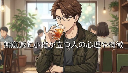 無意識に小指が立つ癖がある人の心理や特徴！男性と女性の性格を徹底解説