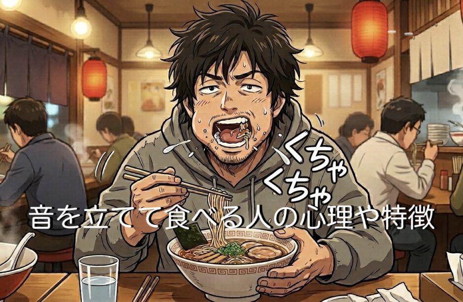 くちゃくちゃ音を立てて食べる人の心理や特徴！クチャラーの性格を男性と女性で解説