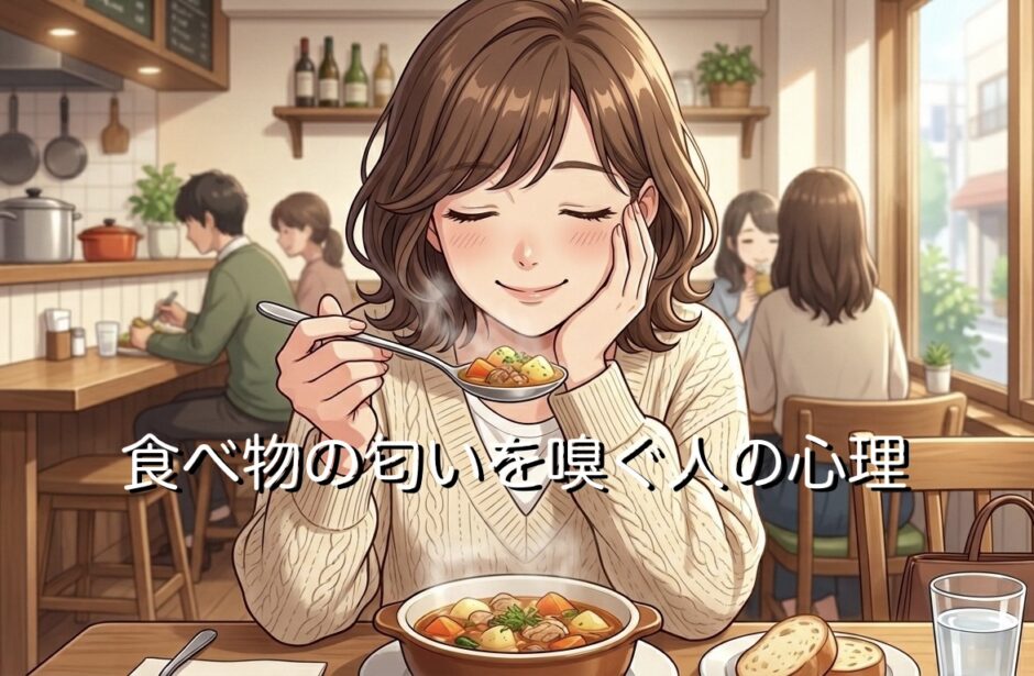 食べ物の匂いを嗅ぐ人の心理！マナーが悪い癖なのか男性と女性で徹底解説