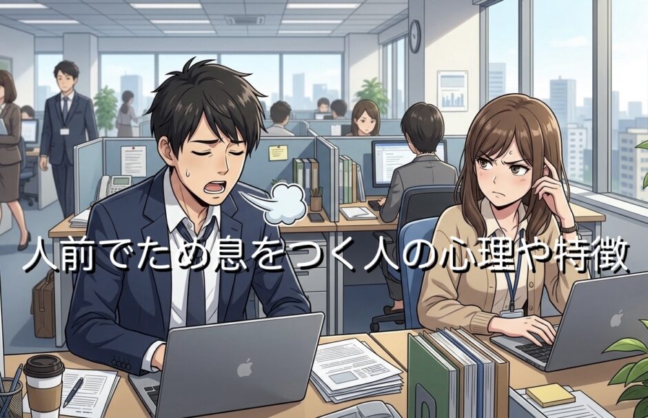 人前でため息をつく人の心理や特徴！職場にいるとうざい？男性と女性で徹底解説