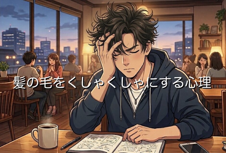 髪の毛をくしゃくしゃにする人の心理！男性と女性の性格を徹底解説
