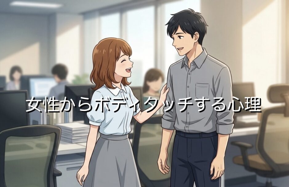 女性からボディタッチする心理！職場などで無意識にするのはなぜか徹底解説