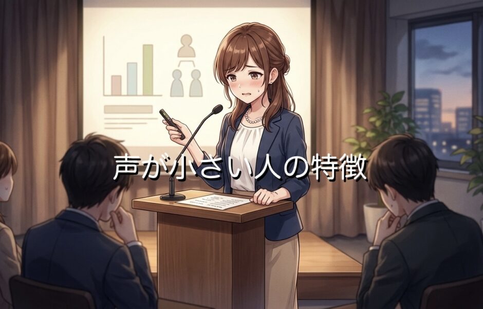 声が小さい人の特徴！自分ではわからない？男性と女性の性格を徹底解説