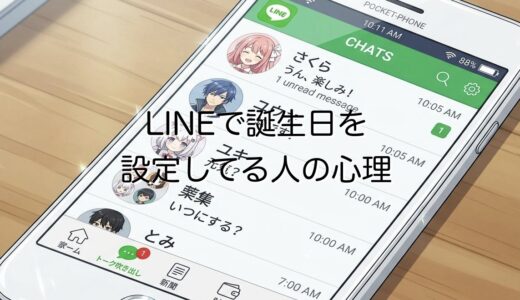 LINEで誕生日設定してる人の心理！うざいし痛い？男性と女性で徹底解説