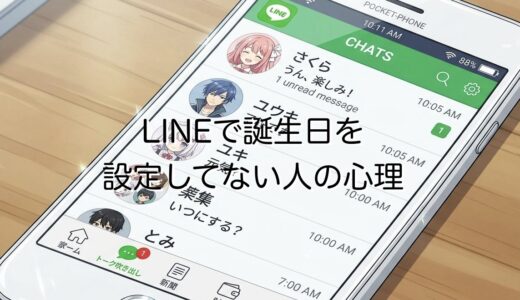 LINEで誕生日を設定してない人の心理！恥ずかしい？男性と女性で徹底解説