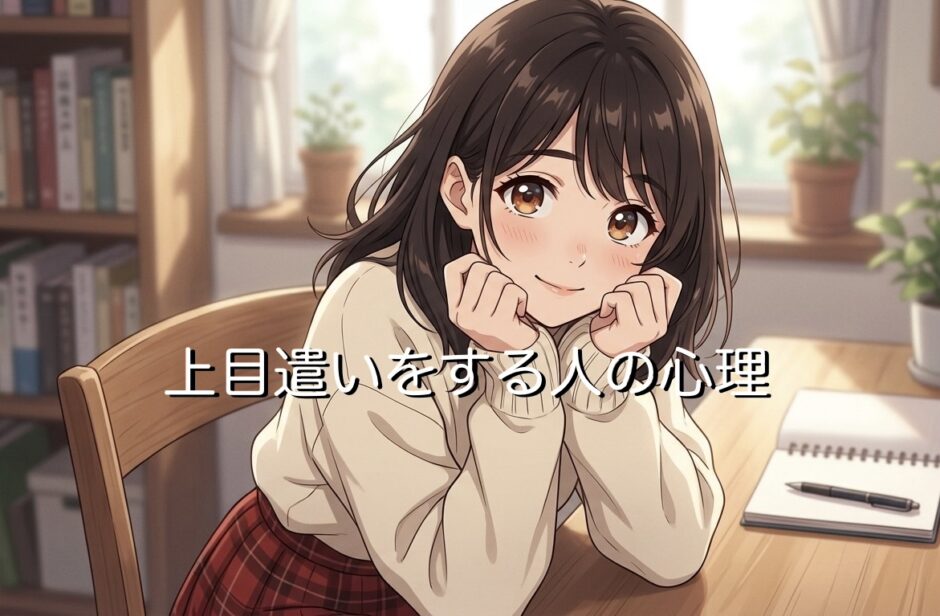 上目遣いをする人の心理！同性が無意識にする意味は？男性と女性で徹底解説