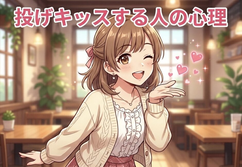 投げキッスする人の心理！絵文字やスタンプで使う理由も男性と女性で徹底解説