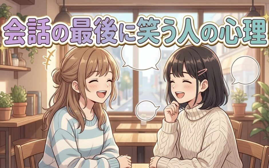 会話の最後に笑う人の心理！自分で話して自分で笑う人を男性と女性で徹底解説