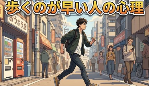 歩くのが早い人の心理や特徴！頭の回転が速い？男性と女性の性格を徹底解説