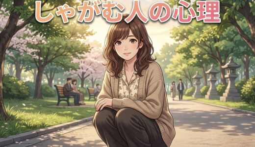 しゃがむ人の心理！しゃがんで話す人や目線を合わせる人を男性と女性で徹底解説