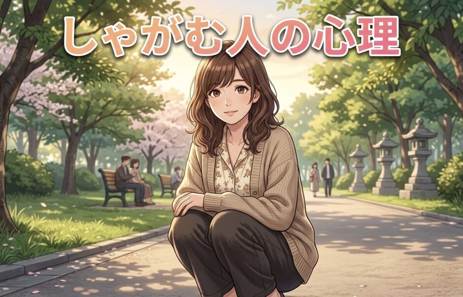 しゃがむ人の心理！しゃがんで話す人や目線を合わせる人を男性と女性で徹底解説