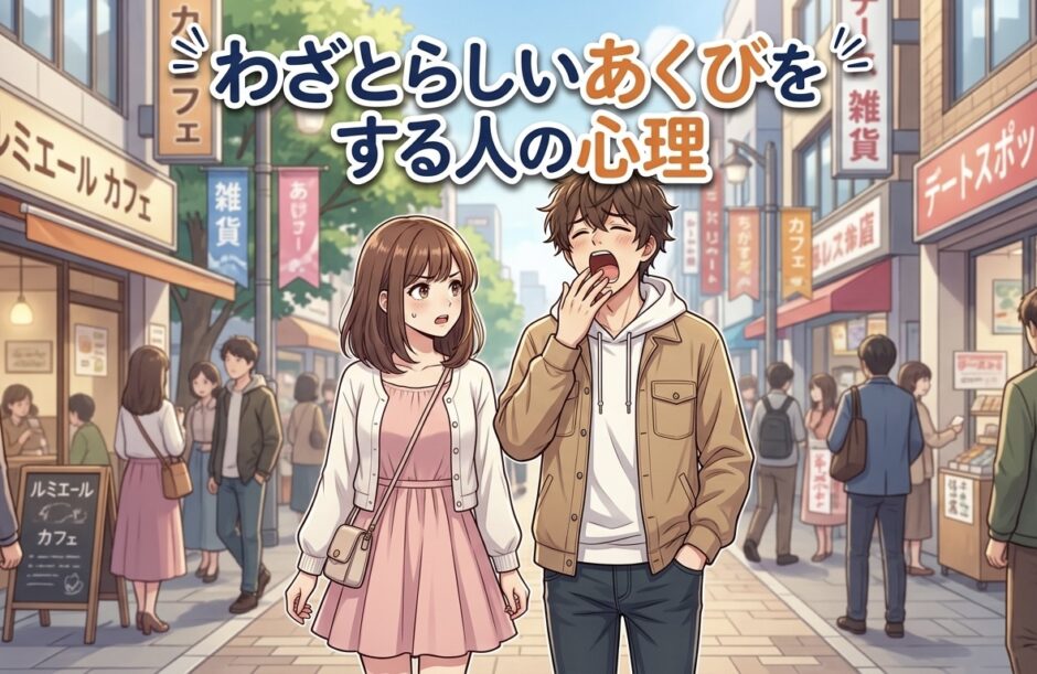 わざとらしいあくびをする人の心理！会話中にする意味を男性と女性で徹底解説