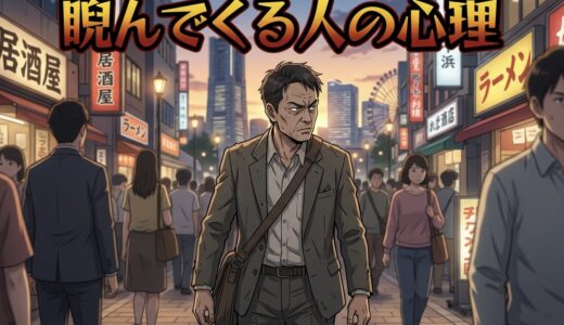 睨んでくる人の心理！なぜ知らない人を睨むのか男性と女性の性格を徹底解説