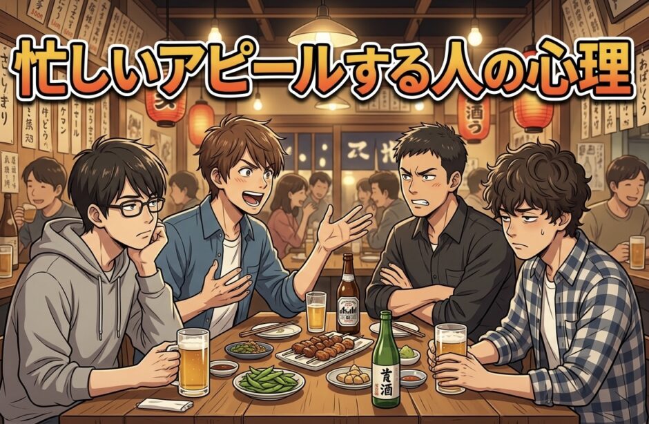 忙しいアピールする人の心理！マウンティングでうざい？男性と女性で徹底解説