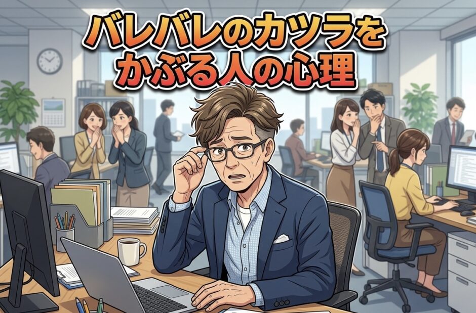 バレバレのカツラをかぶる人の心理！嘘つきが多い？男性の性格を徹底解説