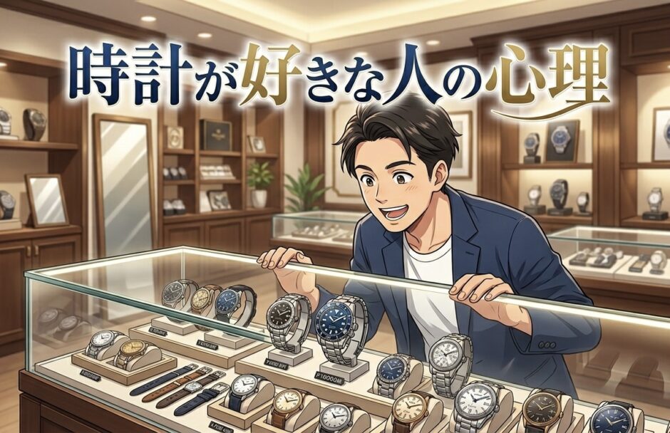 時計が好きな人の心理や特徴！なぜ時計にこだわるのか男性と女性の性格を徹底解説