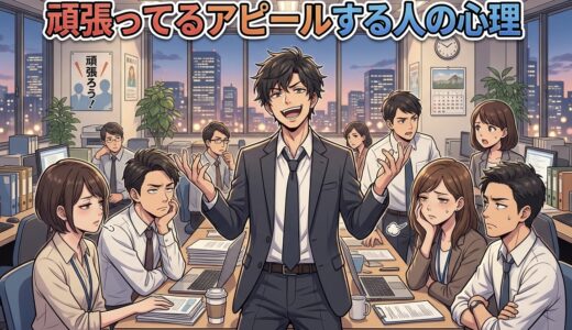 頑張ってるアピールをする人としない人の心理！男性と女性の性格を徹底解説