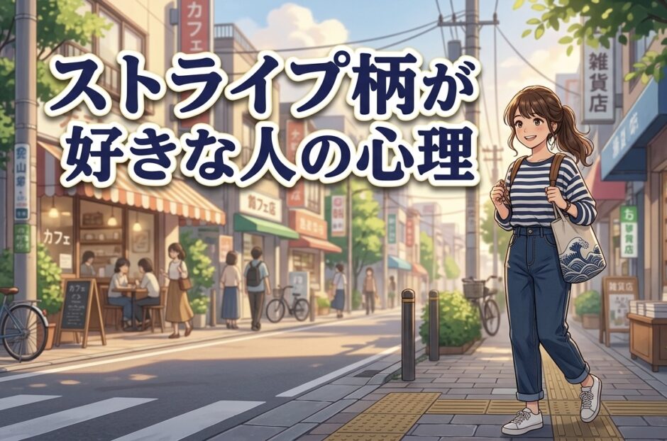 ストライプ柄が好きな人の心理！なぜ縦縞が好きなのか男性と女性の性格を徹底解説