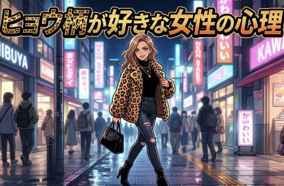ヒョウ柄が好きな女性の心理や性格！男ウケ悪いし恥ずかしいのか徹底解説