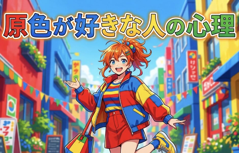 原色が好きな人の心理！男性と女性の性格を徹底解説