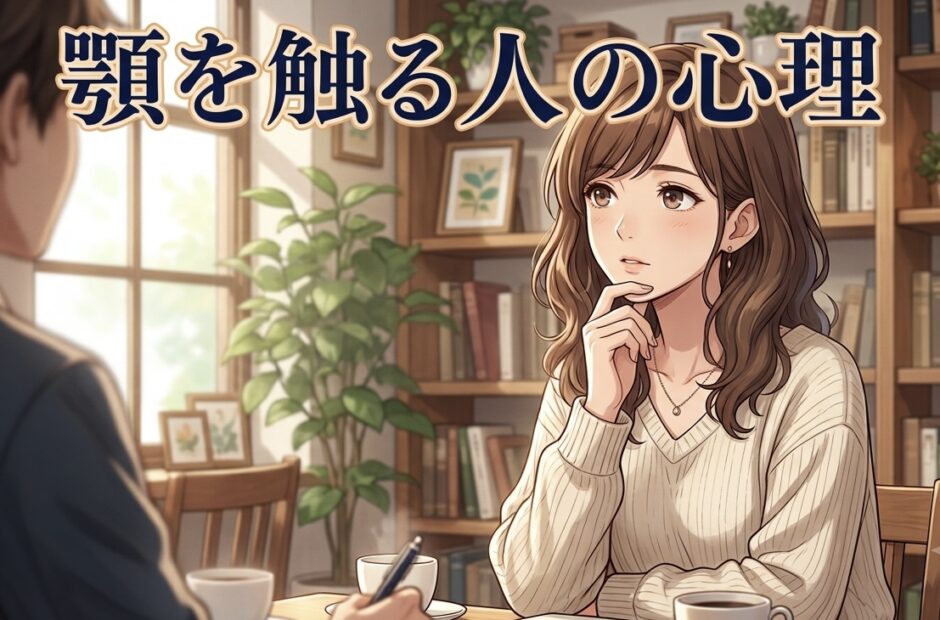 顎を触る人の心理！不安が理由？話す時や会話中に触る意味を男性と女性で徹底解説