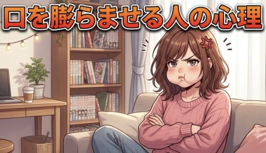 口を膨らませる人の心理！なぜほっぺを膨らませるのか男性と女性で徹底解説