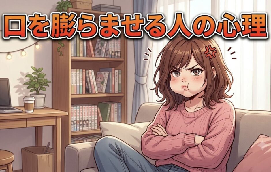 口を膨らませる人の心理！なぜほっぺを膨らませるのか男性と女性で徹底解説