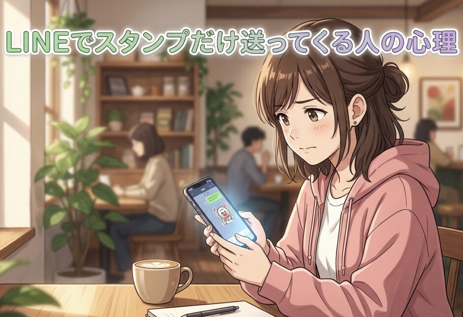 LINEでスタンプだけ送ってくる人の心理！うざいから無視がいい？男性と女性で徹底解説