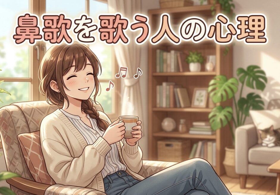 鼻歌を歌う人の心理！仕事中や二人きりでする意味は？男性と女性の性格を徹底解説