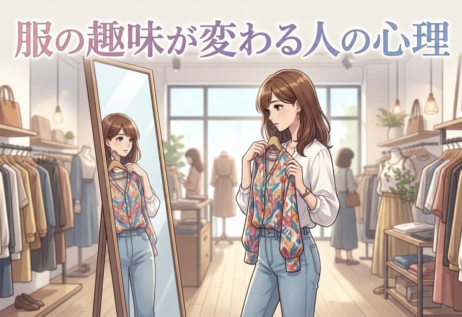 服の趣味が変わる人の心理！なぜ服の好みがコロコロ変わるのか男性と女性の性格を解説