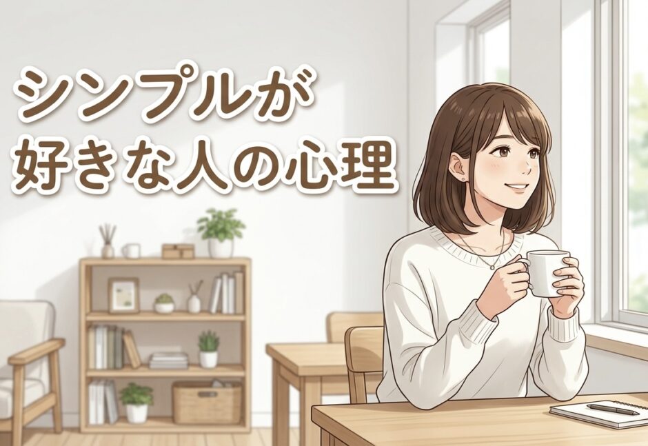 シンプルが好きな人の心理や特徴！男性と女性の性格を徹底解説