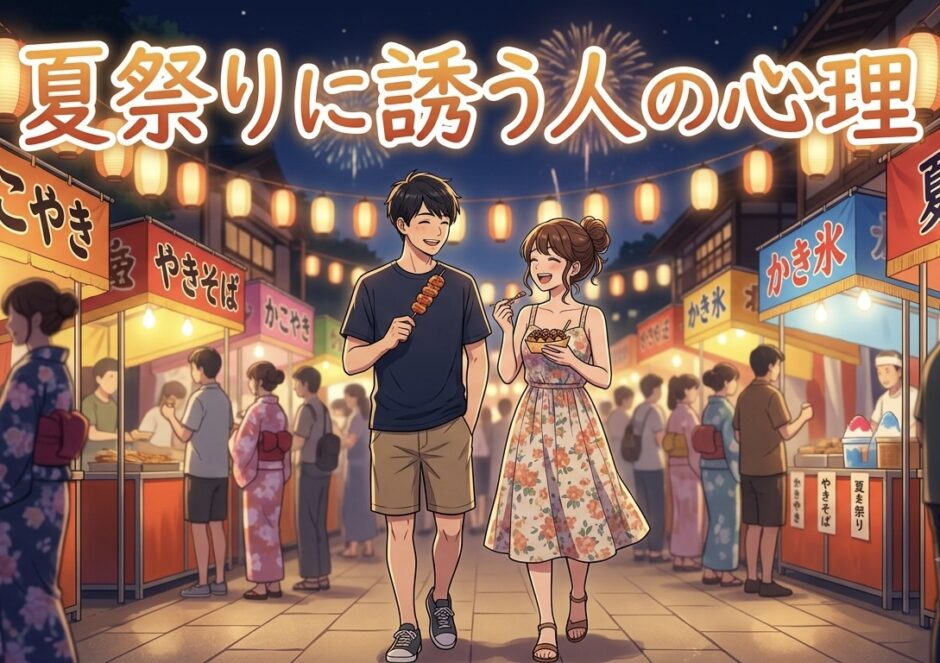 夏祭りに誘う人の心理！2人でお祭りは脈あり？男性と女性で徹底解説