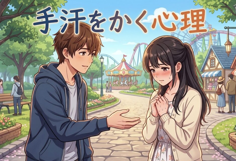 彼氏や彼女が手汗をかく心理！かわいい？気持ち悪い？男性と女性で徹底解説