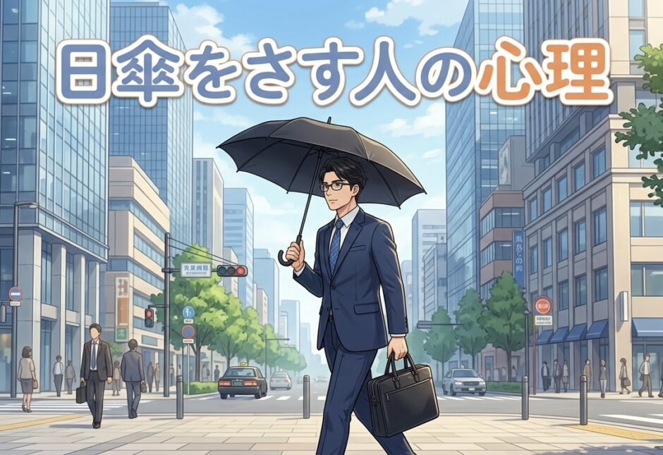 日傘をさす人の心理！恥ずかしい？気持ち悪い？男性と女性の性格を徹底解説