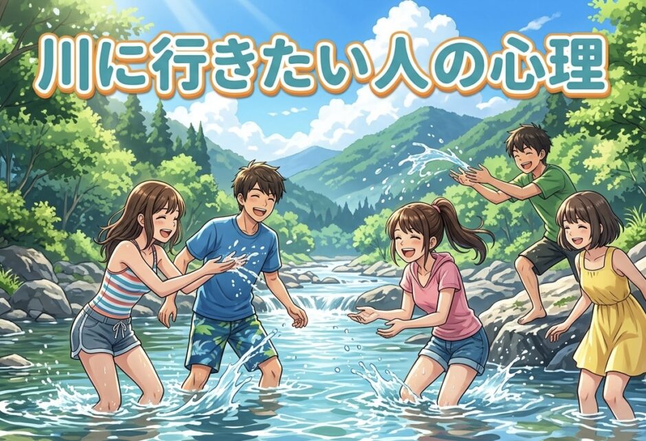 川に行きたい人の心理！なぜ川が好きで行きたくなるのか男性と女性の性格を徹底解説