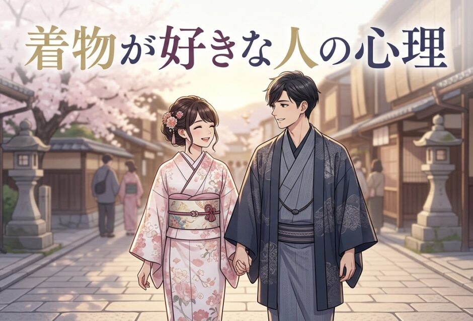 着物が好きな人の心理！頭おかしい目立ちたがり？男性と女性の性格を徹底解説