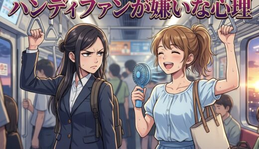 ハンディファンが嫌いな人の心理！気持ち悪いし恥ずかしい？男性と女性で徹底解説