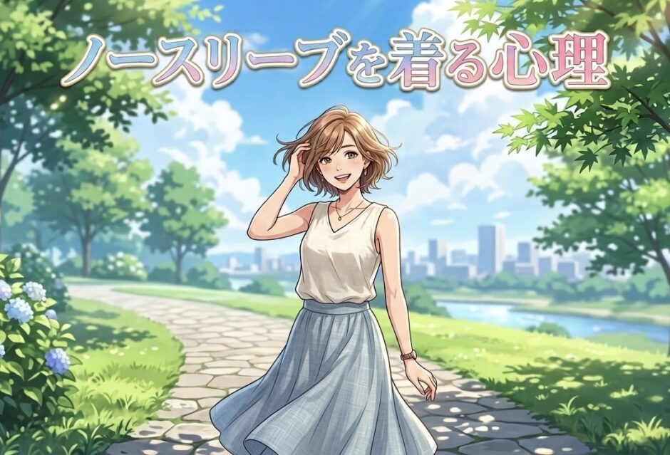 ノースリーブを着る女性の心理！職場やデート別に男性がどう思うかも徹底解説