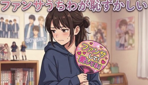 ファンサうちわが恥ずかしい人の心理！下品で嫌い？気持ち悪い？男性と女性で徹底解説