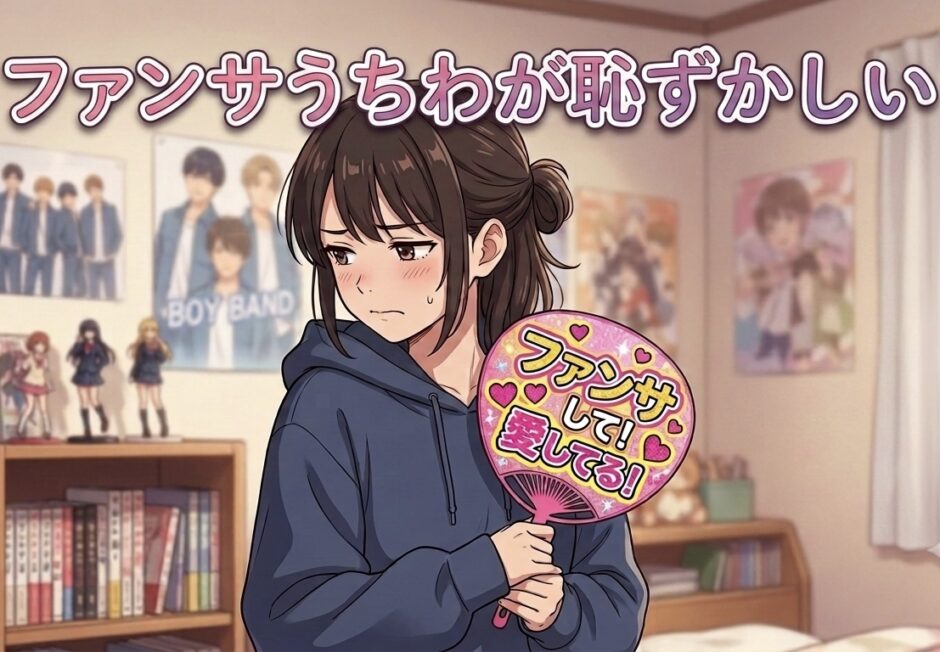 ファンサうちわが恥ずかしい人の心理！下品で嫌い？気持ち悪い？男性と女性で徹底解説
