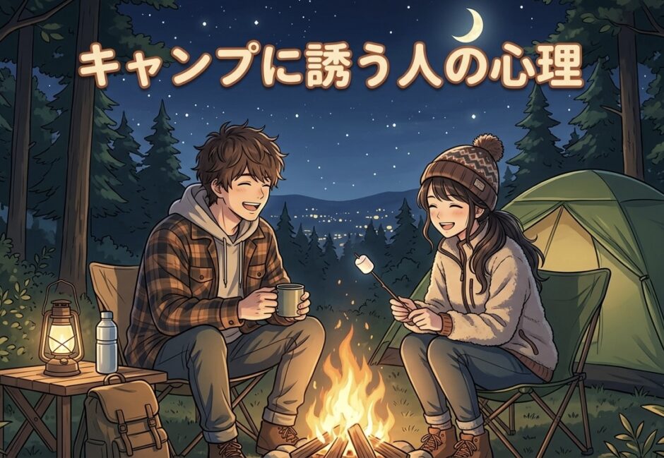 キャンプに誘う人の心理！付き合ってないのになぜキャンプデート？男性と女性で解説