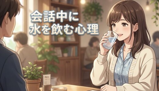 会話中に水を飲む人の心理！頻繁に飲むペースが早いのはなぜ？男性と女性で徹底解説