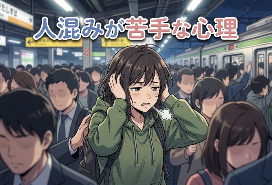 人混みが苦手な人の心理や特徴！なぜイライラするのか男性と女性の性格を解説