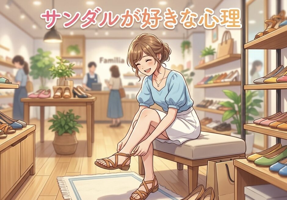 サンダルが好きな人の心理や特徴！男性と女性の性格を徹底解説