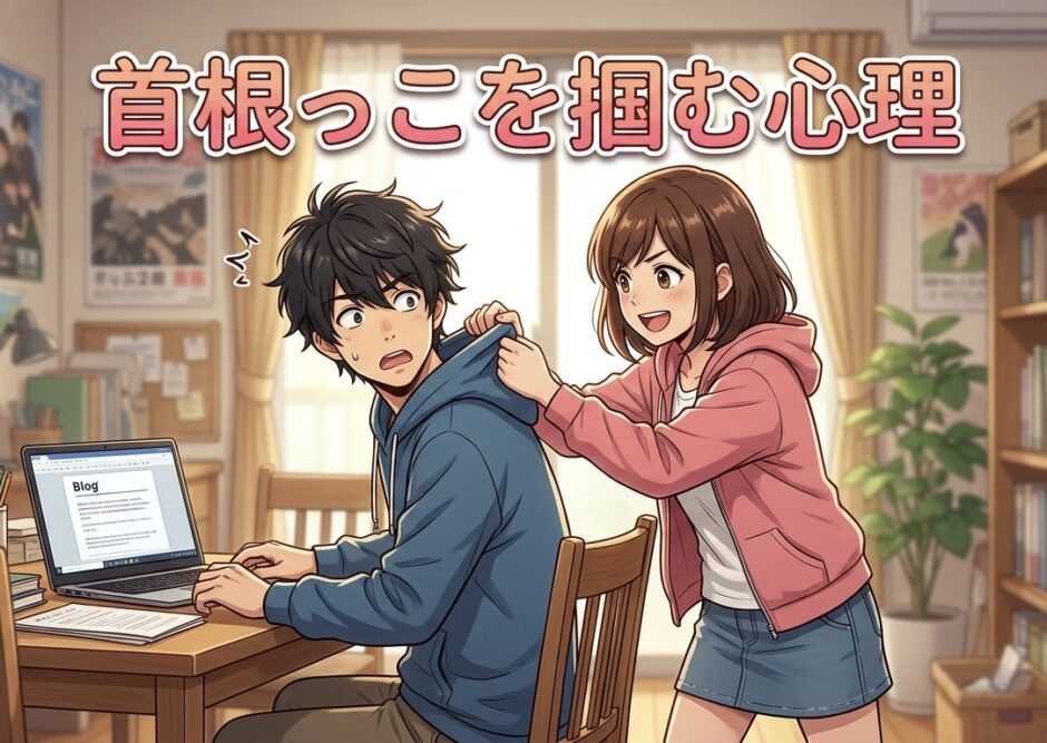 首根っこを掴む人の心理！相手の首の後ろを触る意味を男性と女性で徹底解説