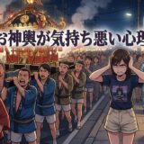 お神輿が気持ち悪い人の心理！邪魔でうるさい？何が楽しい？男性と女性で徹底解説