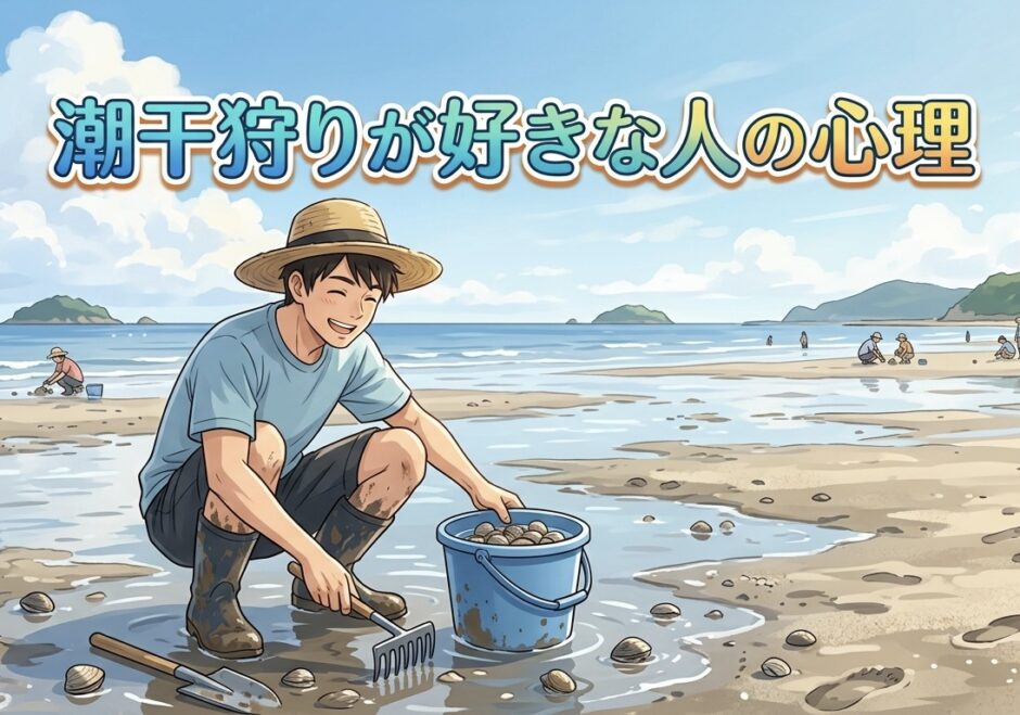 潮干狩りが好きな人の心理！なぜ楽しいのか男性と女性の性格を徹底解説