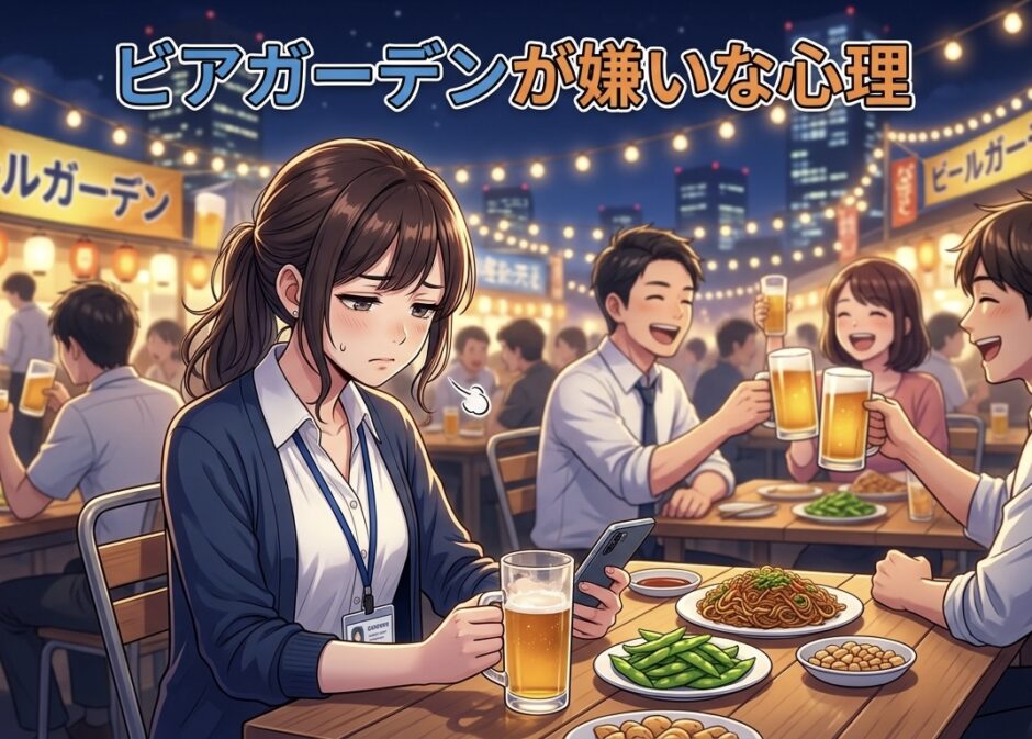 ビアガーデンが嫌いな人の心理！なぜ苦手？怖い？男性と女性の性格を徹底解説