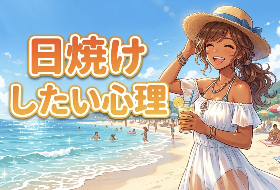 日焼けしたい人の心理！モテる？モテない？男性と女性で徹底解説